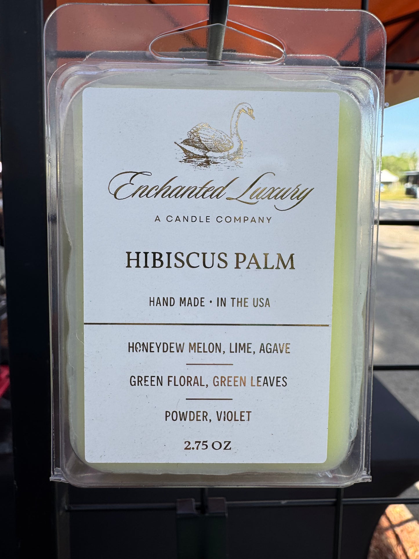 Hibiscus Palm Coconut Apricot Luxe Wax Melt - Clean Burning, All-Natural, Enchanting Aroma