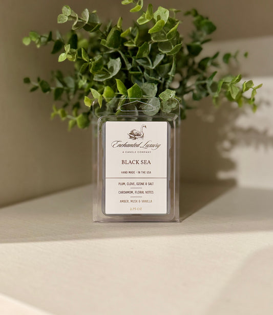 Black Sea Coco Apricot Luxe Soy Wax Melt - Airy, Sophisticated Scent with Essential Oils, Clean Burning