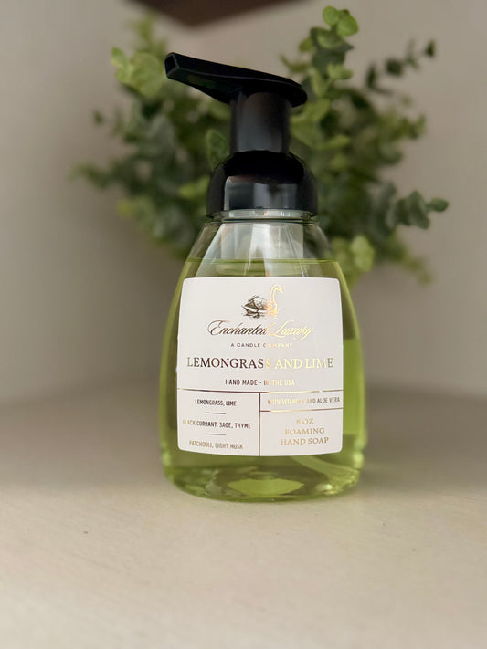 Lemongrass and Lime  - Handmade Hand Foaming Soap